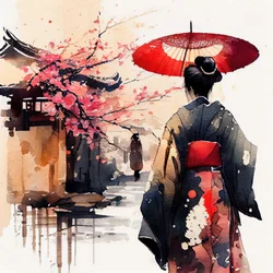 Paseo primaveral japonés