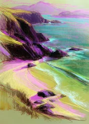 La animada playa de Cliffside
