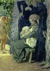 Sagrada Familia, c.1913 (óleo sobre lienzo)