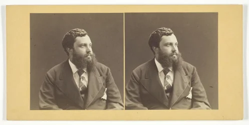 Retrato sin título de un hombre, mediados del siglo XIX