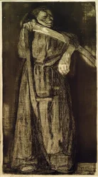 Mujer con guadaña