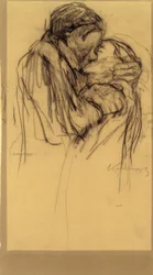 K.Kollwitz, El beso