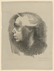 Autorretrato (1.er estado)