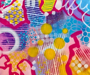 Colores geométricos alegres