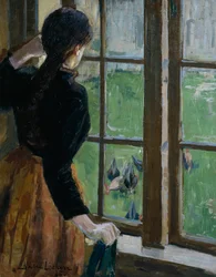 Mujer por la ventana