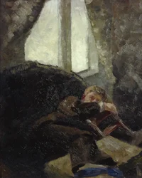 Joven - día después (Resaca) 1884 (óleo sobre lienzo)