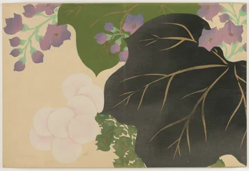 Flowers of a Hundred Worlds (Momoyogusa): Chrysanthemum and Paulownia (Kikukiri)