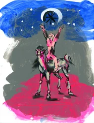El jinete de la noche, Luna
