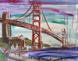 El vibrante puente Golden Gate