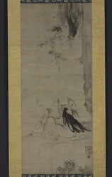 Choyo: Monje cosiendo bajo el sol de la mañana, c.1350 o antes