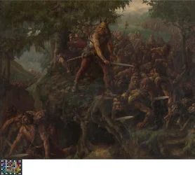 La invasión romana de la Galia
