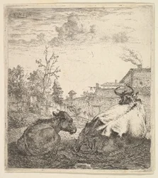 La vaca y el ternero