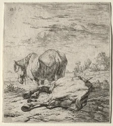 Los dos caballos
