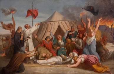 La muerte de John Zizka, c. 1850