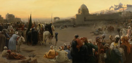 Fantasía en Egipto (óleo sobre lienzo)