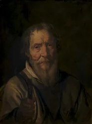 Retrato de un anciano. Christian Jacobsen Drakenberg (?)