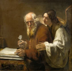 San Mateo y el ángel, circa 1655-1660