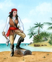 Mary Read, 1690-1720, compañera pirata británica
