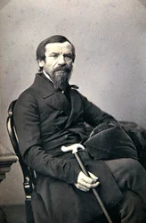 Michail Pogodin, historiador y periodista ruso, 1850s