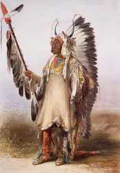 Mató-Tópe, Mandan Chief