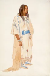 Mujer piegan blackfoot