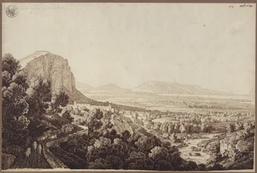 «Vista del valle de Partinico en Sicilia»