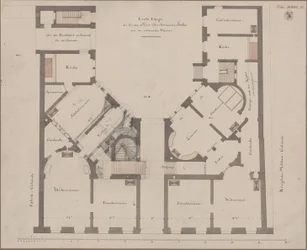 Berlín. Casa Feilner. Plano de la primera planta