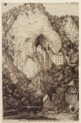 El castillo de Predjama o Lueg, a XII horas de Trieste