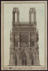 Fachada de la catedral de Reims