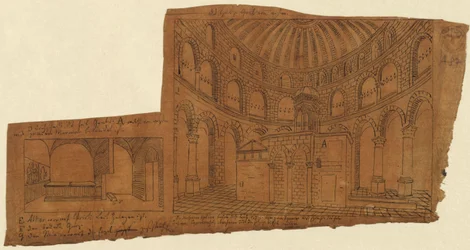 Jerusalén. Iglesia del Santo Sepulcro. Vista interior