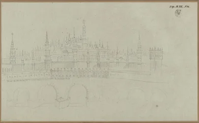 Moscú. Vista del Kremlin