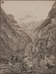 Paso de Lueg cerca de Salzburgo