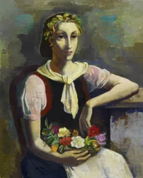 niña de las flores
