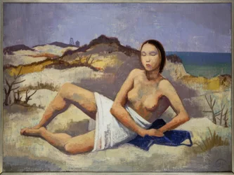 Niñas en las dunas