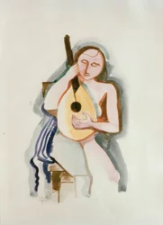 Chica con guitarra