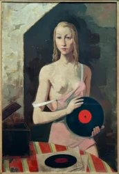 Niña con disco