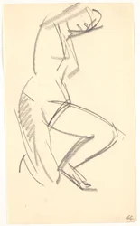 Modelo arrodillada