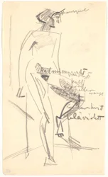 Modelo sentada
