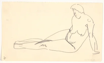 Modelo sentada