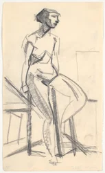 Modelo sentado
