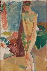 Desnudo de pie