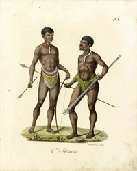Guerreros africanos (imprimir)