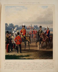 Primera División de Caballería Ligera de la Guardia, 1867