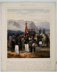 Infantería del Ejército del Cáucaso Ruso, 1867