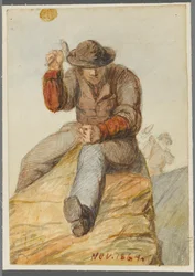 Trabajador de piedra, 1864