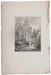 El Templo del Amor en el parque del Château de Malmaison