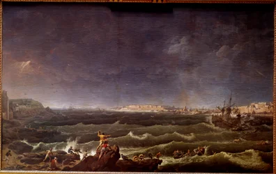 Tempestad en la rada de Saint Malo