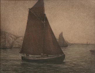 Barcos de pesca con red