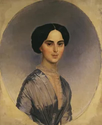 Retrato de Sophia Andreyevna Bobrinskaya, née Shuvalova, 1846