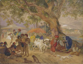Manantiales de agua dulce cerca de Constantinopla, 1849